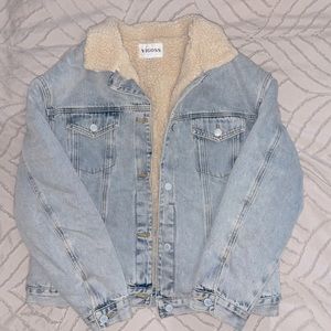 Vigoss denim and Sherpa jacket